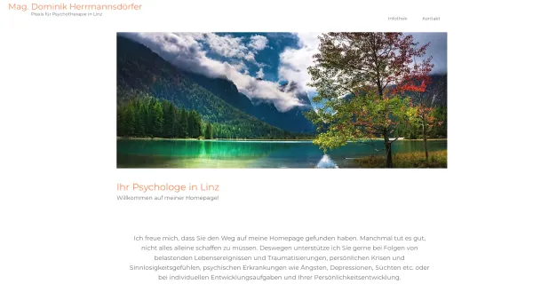 Website Screenshot: Psychologische Beratung Linz - Date: 2023-06-22 15:08:02