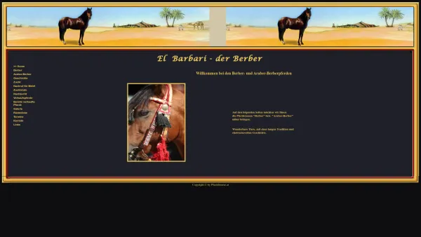 Website Screenshot: Araber-Berberzucht in Österreich, weinviertel - El Barbari - Date: 2023-06-14 10:38:27