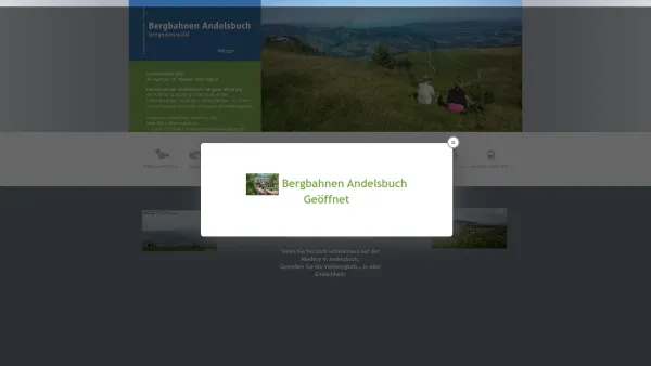 Website Screenshot: Bergbahnen Andelsbuch - Startseite Bergbahnen Andelsbuch Sommer | Bergbahnen Andelsbuch - Date: 2023-06-22 15:08:02