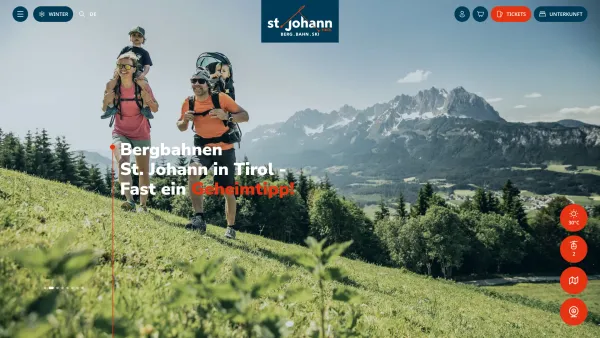 Website Screenshot: Bergbahnen St. Johann Tirol Frameset - Highlights & Aktivitäten im Sommer rund um den Harschbichl! - Date: 2023-06-22 15:07:48