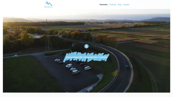 Website Screenshot: BergBlau Marc Berger - Videoproduktionsfirma in Leibnitz | BergBlau | professionelle Werbe- und Drohnenvideos - Date: 2023-06-26 10:26:08
