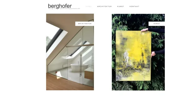Website Screenshot: BERGHOFER - H O M E | Berghofer - Date: 2023-06-14 10:39:01