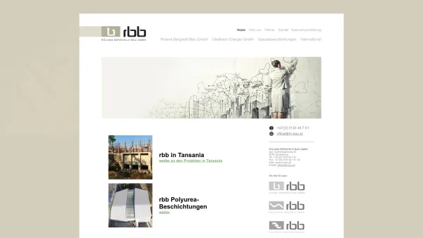 Website Screenshot: www.berghold-putze.at - Roland Berghold Bau GmbH - Home - Date: 2023-06-14 10:37:10