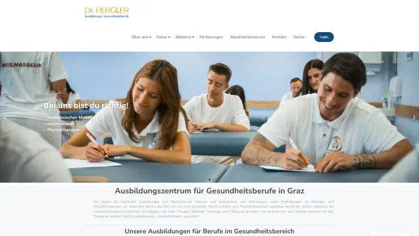 Website Screenshot: Ausbildungszentrum Dr. Bergler - Ausbildungszentrum Dr. Bergler - Date: 2023-06-22 12:13:14