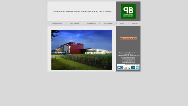 Website Screenshot: Bermadinger Ingenieurbüro GmbH & Co KG - Bermadinger Ingenieurbüro - Date: 2023-06-15 16:02:34