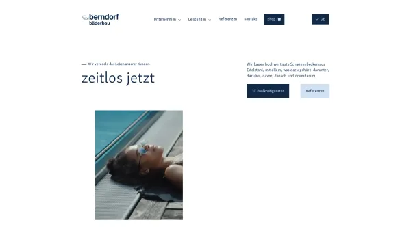 Website Screenshot: Berndorf Metall und Bäderbau GmbH - Home | Berndorf Bäderbau - Date: 2023-06-22 12:13:14
