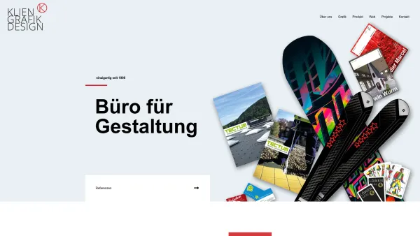 Website Screenshot: Bernhard Klien Grafik Design - Klien Grafik & Design – Büro für Gestaltung - Date: 2023-06-15 16:02:34