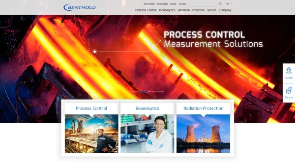 Website Screenshot: Berthold Technologies GmbH Austria - Measurement Solutions from the experts - Berthold Technologies GmbH & Co.KG - Date: 2023-06-14 10:47:10