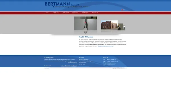 Website Screenshot: Bertmann GesmbH. - Bertmann GmbH - HOME - Date: 2023-06-22 15:00:11