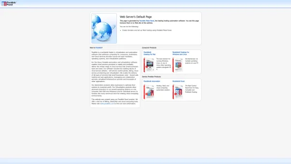 Website Screenshot: BEST REALITÄTEN GmbH - Default Parallels Plesk Panel Page - Date: 2023-06-14 10:47:10
