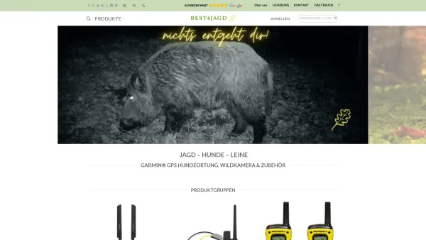 Website Screenshot: best4jagd.com - Shop | JAGD | HUND | LEINE | - Wildkamera - Hundeortung - Date: 2023-06-26 10:26:08
