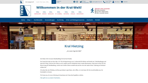 Website Screenshot: www.bestseller.co.at - Kral-Buch - Kral Hietzing - Date: 2023-06-22 12:13:14