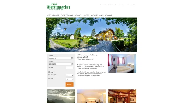 Website Screenshot: Zum Betenmcher - Zum Betenmacher - Date: 2023-06-22 12:13:14