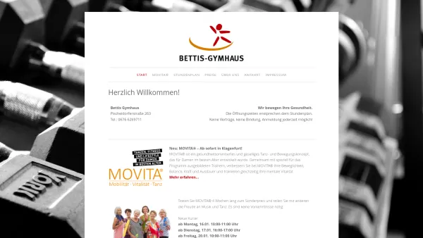 Website Screenshot: bettis gymhaus - Bettis Gymhaus - Date: 2023-06-22 12:13:14