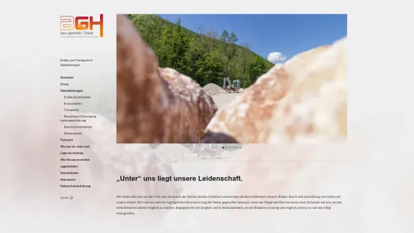 Website Screenshot: BGH Baugesellschaft m.b.H. - BGH Bau GesmbH - Deisl - Date: 2023-06-14 10:39:04