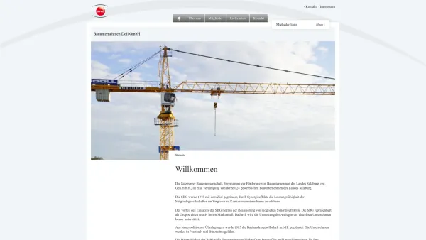 Website Screenshot: Bauhandelsgesellschaft m.b.H. - Startseite - Bauhandelsgesellschaft - Date: 2023-06-14 10:37:49