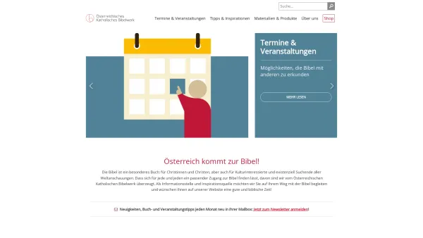 Website Screenshot: Österreichisches Katholisches Bibelwerk - Rund um die Bibel | Website des Österreichischen Katholischen Bibelwerks - Date: 2023-06-22 15:10:43