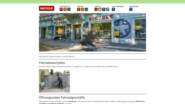 Website Screenshot: BICYCLE GRAZ - Verein BICYCLE, Entwicklunsprojekt Fahrrad. Graz/Austria/EC. - Date: 2023-06-22 15:10:43