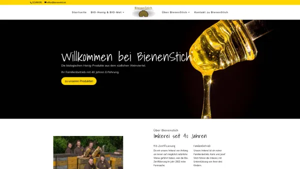 Website Screenshot: BIENENSTICH mia ham de besten leit - Startseite - BienenStich - Date: 2023-06-14 10:47:10