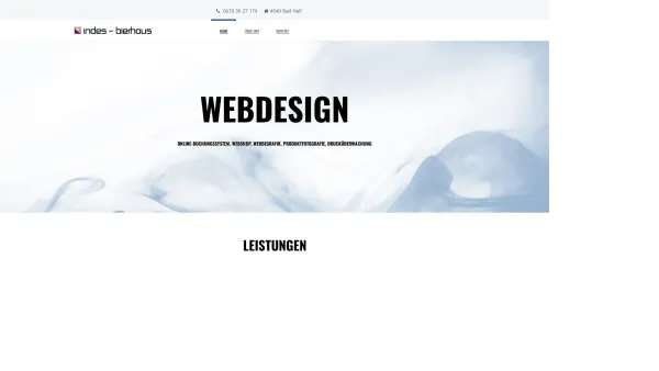 Website Screenshot: indes-Bierhaus, Webdesign und Werbeagentur - Home - Date: 2023-06-22 15:10:43