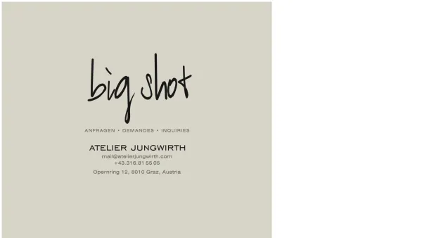Website Screenshot: BIG SHOT Foto+Film GmbH - BIGSHOT - Date: 2023-06-22 15:10:43