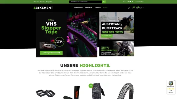 Website Screenshot: BIKEMENT - Bike Komponenten, Zubehör & Trailbau Werkzeug - BIKEMENT - Date: 2023-06-26 10:26:11