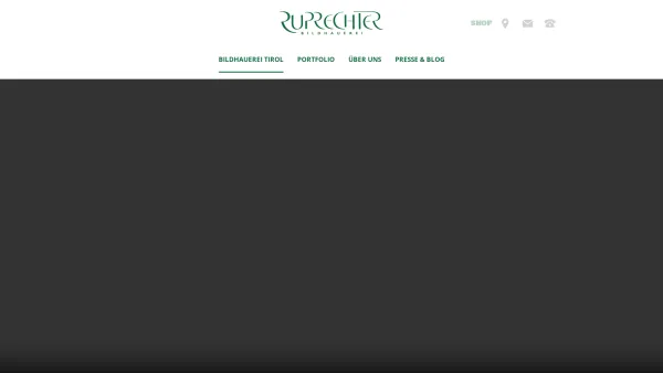 Website Screenshot: Bildhauerei Ruprechter - Bildhauerei Tirol - Ruprechter Bildhauerei - Breitenbach am Inn - Date: 2023-06-22 12:13:14