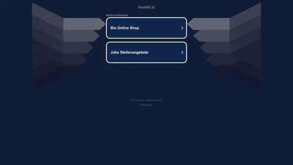 Website Screenshot: Biodiät Erzeugung und Vertrieb GmbH - biodiet.at - Date: 2023-06-22 12:13:15