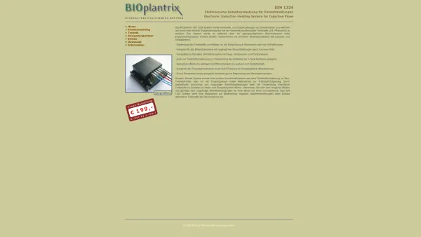 Website Screenshot: BIOplantrix Engineering Austria, Stefan Widakovich - BIOplantrix Engineering Austria - Startseite - Date: 2023-06-22 15:00:11
