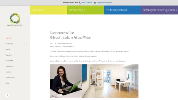 Website Screenshot: Bioresonanz Graz - Bioresonanz in Graz: Institut für alternative Gesundheitsberatung › Bioresoanz Graz - Date: 2023-06-15 16:02:34