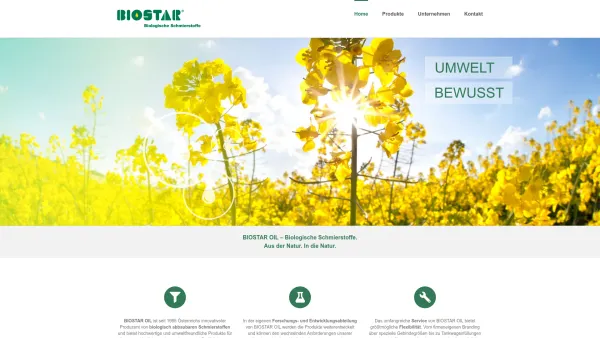 Website Screenshot: BIOSTAR-OIL - Biostar-Oil – Biologische Schmierstoffe - Date: 2023-06-22 15:00:11