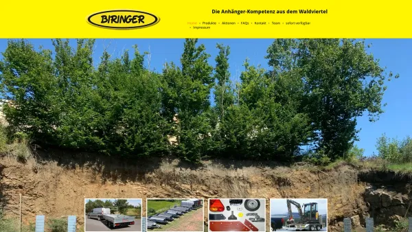 Website Screenshot: Biringer Schenzel GmbH Land und Baumaschinen - Home - Date: 2023-06-14 10:37:13