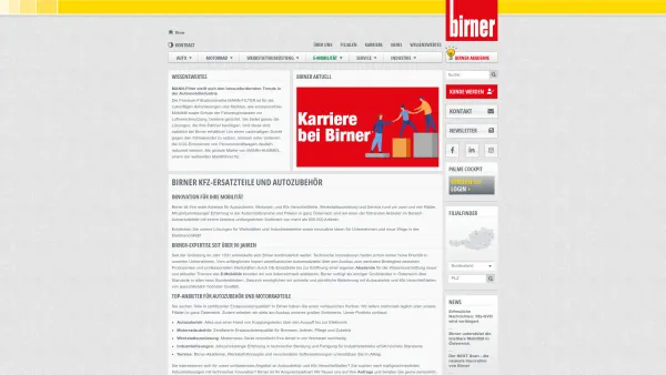 Website Screenshot: Birner GmbH - Birner Kfz-Ersatzteile und Autozubehör - Date: 2023-06-22 15:00:11
