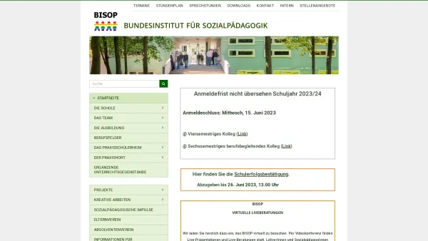 Website Screenshot: Bundesinstitut für Der Dirigent v1.0 - Bundesinstitut für Sozialpädagogik - Date: 2023-06-15 16:02:34
