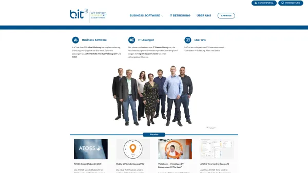 Website Screenshot: b.it gmbh | Wir bringen Business + IT zusammen - b.it³ | Wir bringen Business + IT zusammen! - Date: 2023-06-22 15:00:11