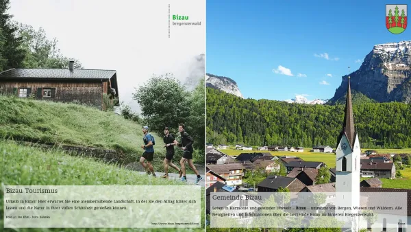 Website Screenshot: Gemeindeamt der Gemeinde Bizau im Bregenzerwald
Vorarlberg/Austria - Gemeinde Bizau - Bizau im Bregenzerwald - Date: 2023-06-22 12:13:15