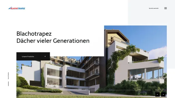 Website Screenshot: Blachotrapez - Dächer und Fassaden - Blachotrapez - Date: 2023-06-22 12:13:15