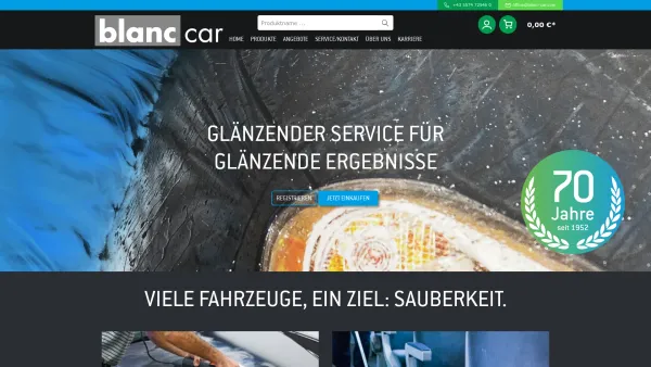 Website Screenshot: Dr. Zimmermann GmbH blanc-car reinigen-pflegen-erhalten - blanc-car - Date: 2023-06-22 12:13:15