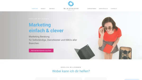 Website Screenshot: Blaupause Marketing Consulting I Mag. Ulrike Anderwald - Marketing Beratung | Blaupause Consulting | Graz - Date: 2023-06-26 10:26:11