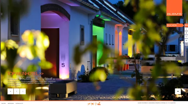Website Screenshot: Bliem's Wohnreich Hotel-Wein-Bar - Home - Bliem's Wohn.Reich - Date: 2023-06-22 12:13:15