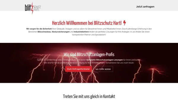Website Screenshot: Blitzschutz Mathias Hartl - Blitzschutz Hartl - Date: 2023-06-22 15:10:43
