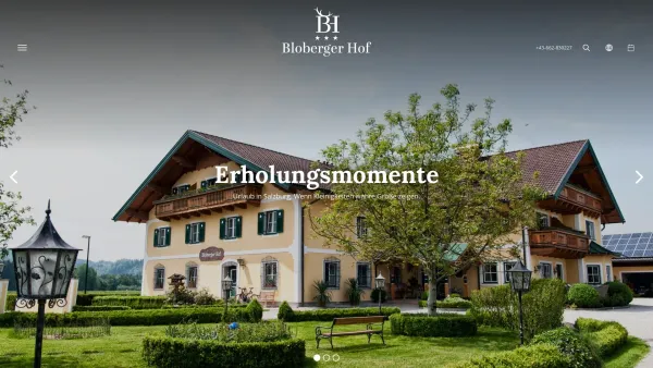 Website Screenshot: Hotel-Pension Bloberger Hof Salzburg Landgasthaus Gästehaus Pension Hotel Salzburg Familie Keuschnigg Buam - Blobergerhof | Hotel Bloberger Hof - Date: 2023-06-22 15:10:43