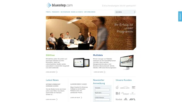 Website Screenshot: bluestep.com IT-Services GmbH - Home - bluestep - Date: 2023-06-22 15:11:08