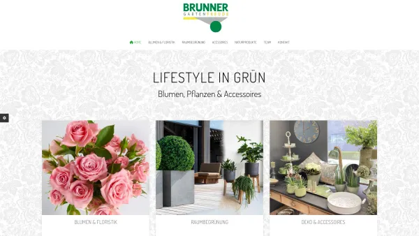 Website Screenshot: Blumen und Garten Brunner GmbH - Blumen & Garten Brunner - Date: 2023-06-22 15:11:08