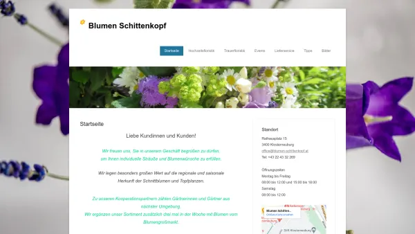 Website Screenshot: Blumen Schittenkopf - Blumen Schittenkopf - Date: 2023-06-14 10:39:07