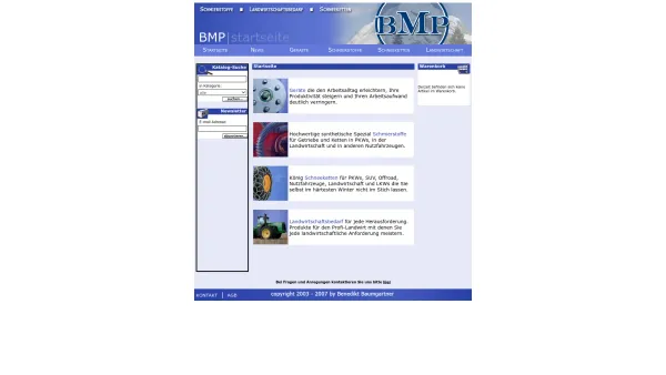 Website Screenshot: BMP - bmp.at Schmierstoffe, Landwirtschaftsbedarf, Schneeketten - Date: 2023-06-14 10:39:07