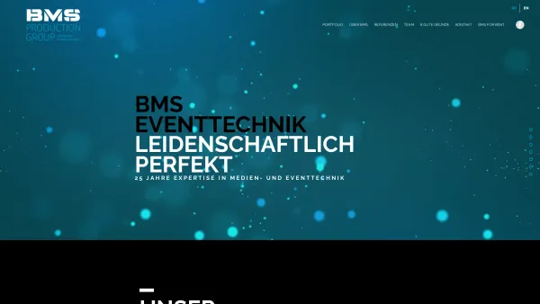 Website Screenshot: auf derder BMS Productiongroup - BMS | HOME - Date: 2023-06-22 12:13:15