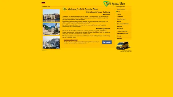 Website Screenshot: The Sound of Music Tour Salzburg Sightseeing with Bobs Special Tours - Bob's Special Tours - Salzburg - Bob's Special Tours - Date: 2023-06-22 12:13:15