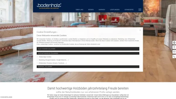 Website Screenshot: Bodenholz Kurt Jelinek GmbH - Exklusive Holzböden Parkettböden von Bodenholz - Date: 2023-06-15 16:02:34