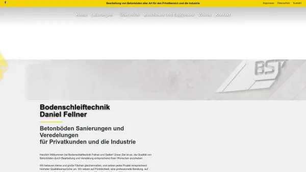 Website Screenshot: BST-Bodenschleiftechnik - BST Bodenschleiftechnik › BST Bodenschleiftechnik - Date: 2023-06-15 16:02:34